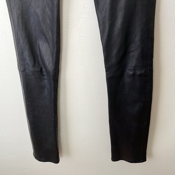 Rag & Bone Lamb Leather Skinny Pants - Picture 8 of 13